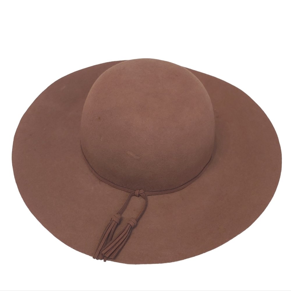 Womens Unitalla floppy wide brim wool lana blend summer casual hat One Size